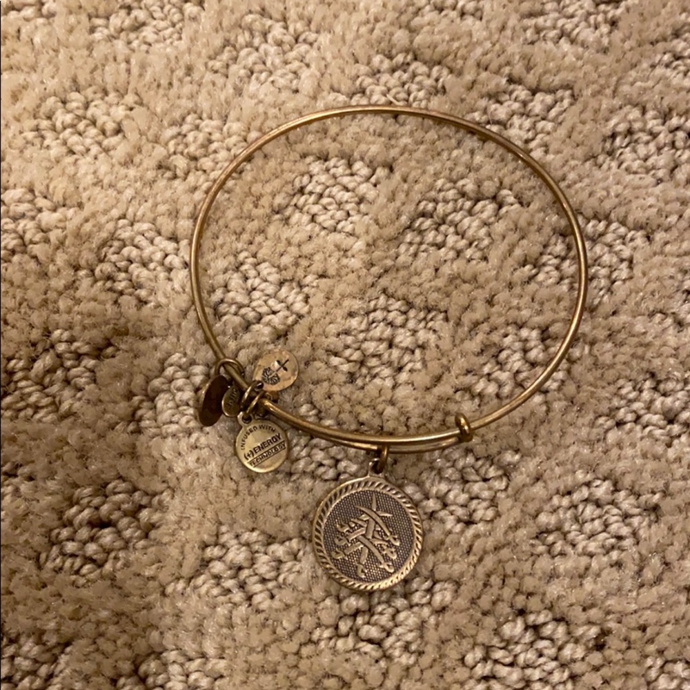 Alex and ani “seven swords” gold bracelet